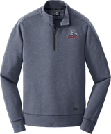 Hartford Jr. Wolfpack New Era Tri-Blend Fleece 1/4-Zip Pullover