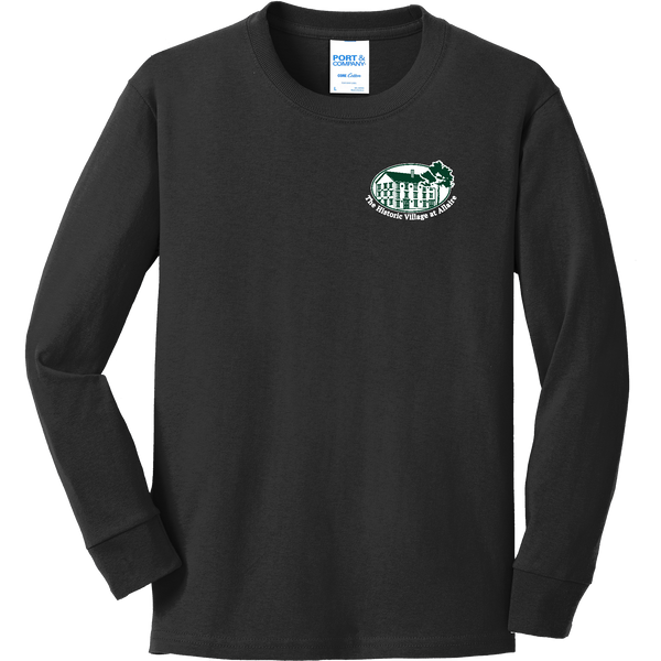 Allaire Village Youth Long Sleeve Core Cotton Tee