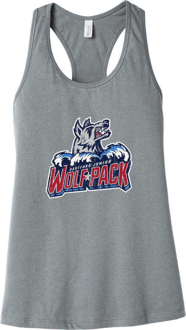 Hartford Jr. Wolfpack Womens Jersey Racerback Tank