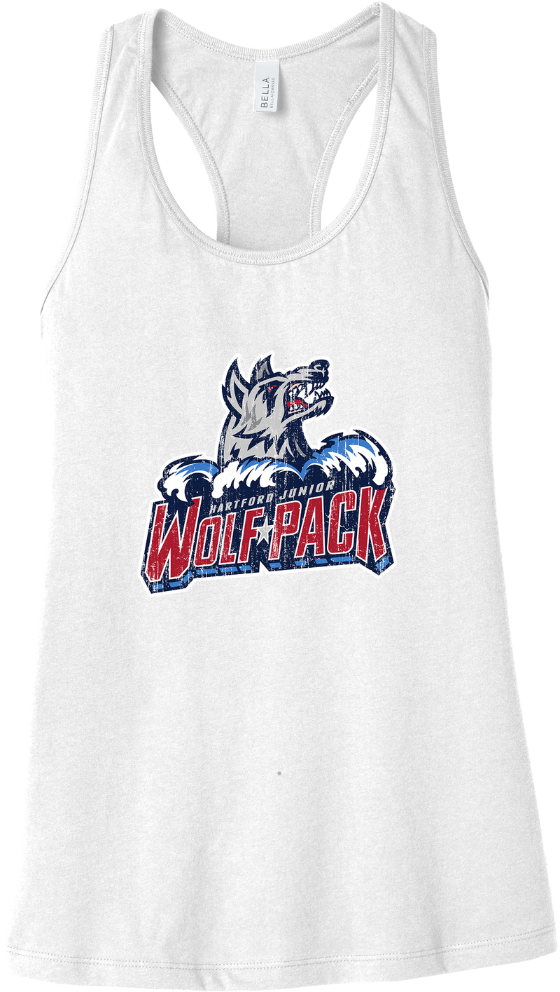 Hartford Jr. Wolfpack Womens Jersey Racerback Tank