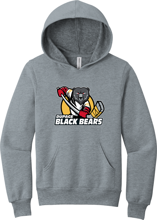 Dupage Black Bears Youth Sponge Fleece Pullover Hoodie