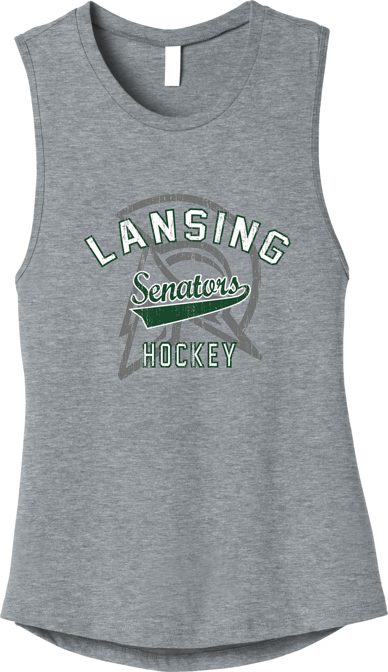 Lansing Senators Womens Jersey Muscle Tank