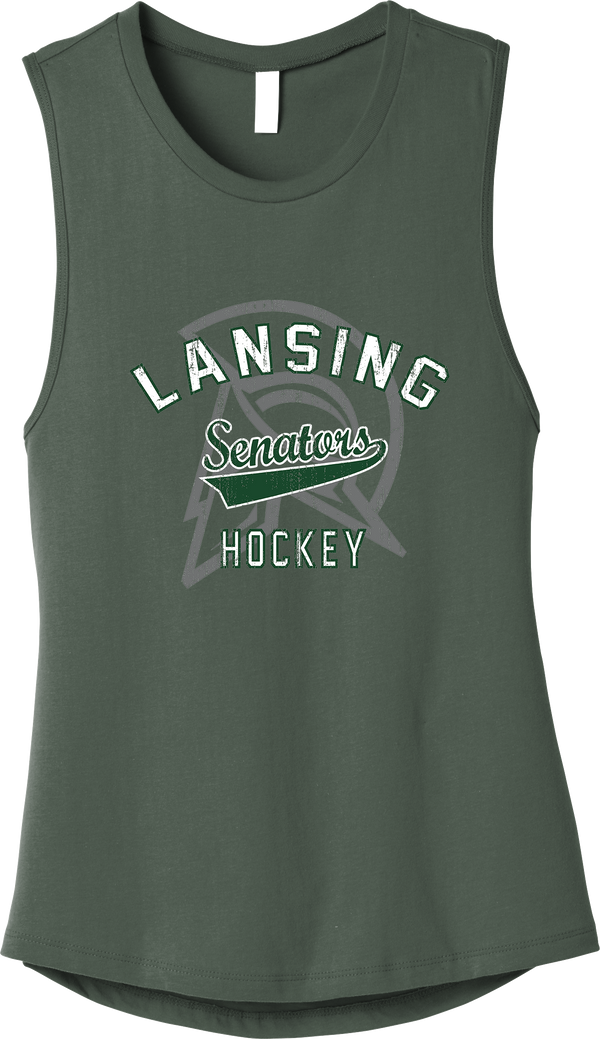 Lansing Senators Womens Jersey Muscle Tank