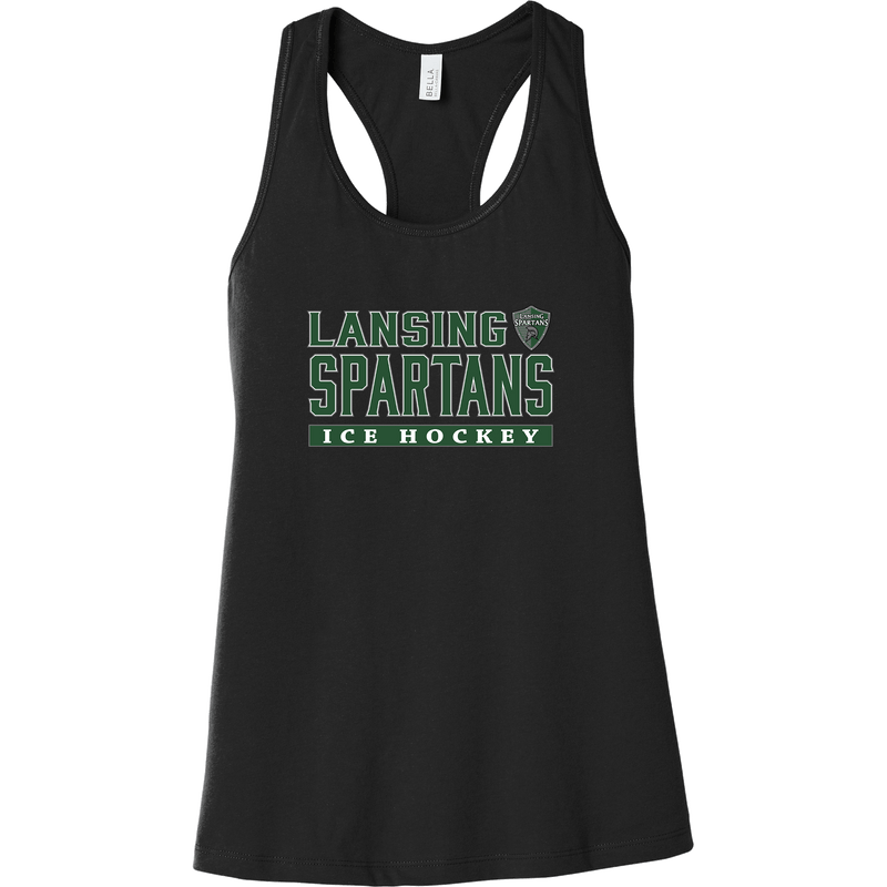 Lansing Spartans Womens Jersey Racerback Tank