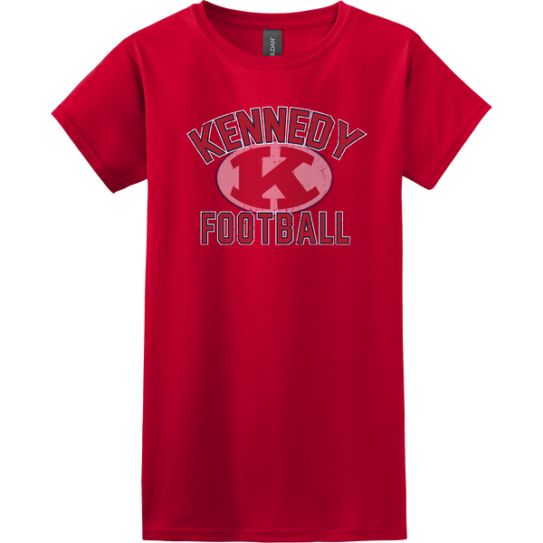 JFK Knights Football Softstyle Ladies' T-Shirt