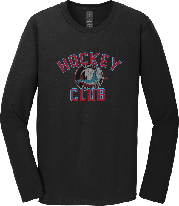 Jersey Shore Whalers Softstyle Long Sleeve T-Shirt