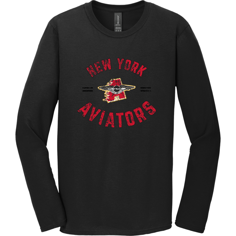 NY Aviators Softstyle Long Sleeve T-Shirt