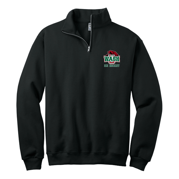 Wash U NuBlend 1/4-Zip Cadet Collar Sweatshirt