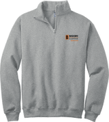 Biggby Coffee Hockey Club NuBlend 1/4-Zip Cadet Collar Sweatshirt