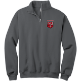 NJ Raiders NuBlend 1/4-Zip Cadet Collar Sweatshirt