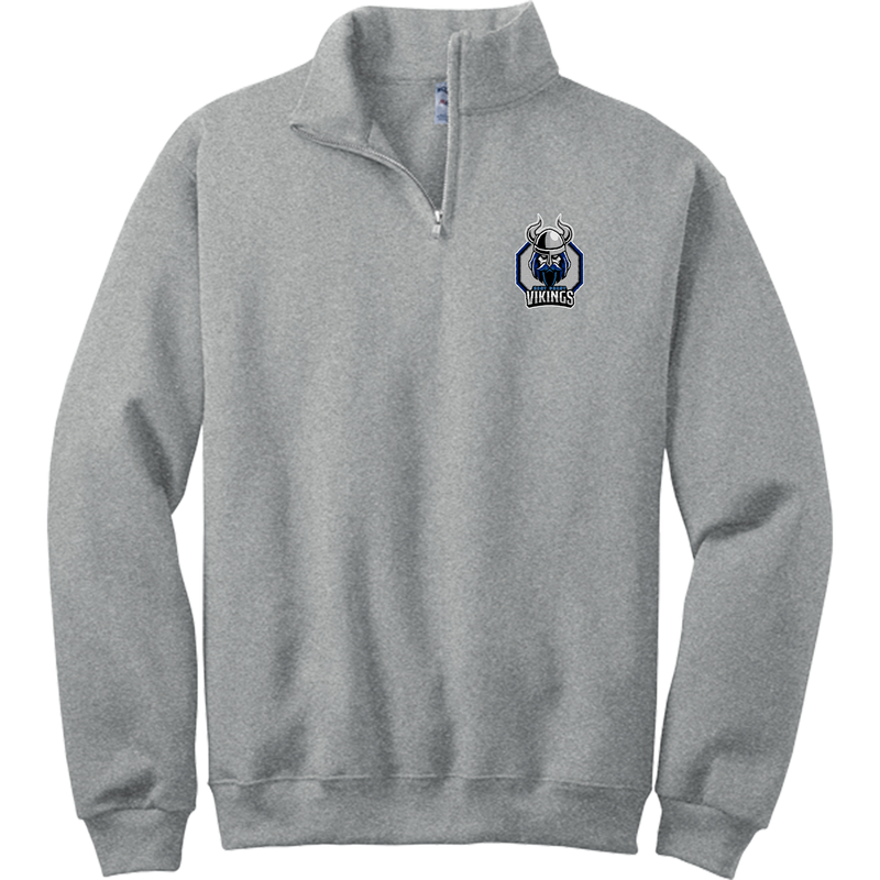 East Coast Vikings (Mens) NuBlend 1/4-Zip Cadet Collar Sweatshirt