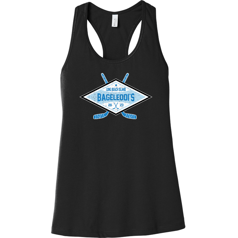 BagelEddi's Womens Jersey Racerback Tank