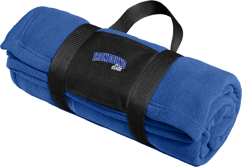 Ironbound Fleece Blanket with Carrying Strap