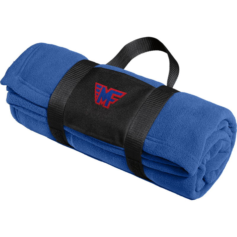 Mid-Fairfield Fleece Blanket with Carrying Strap