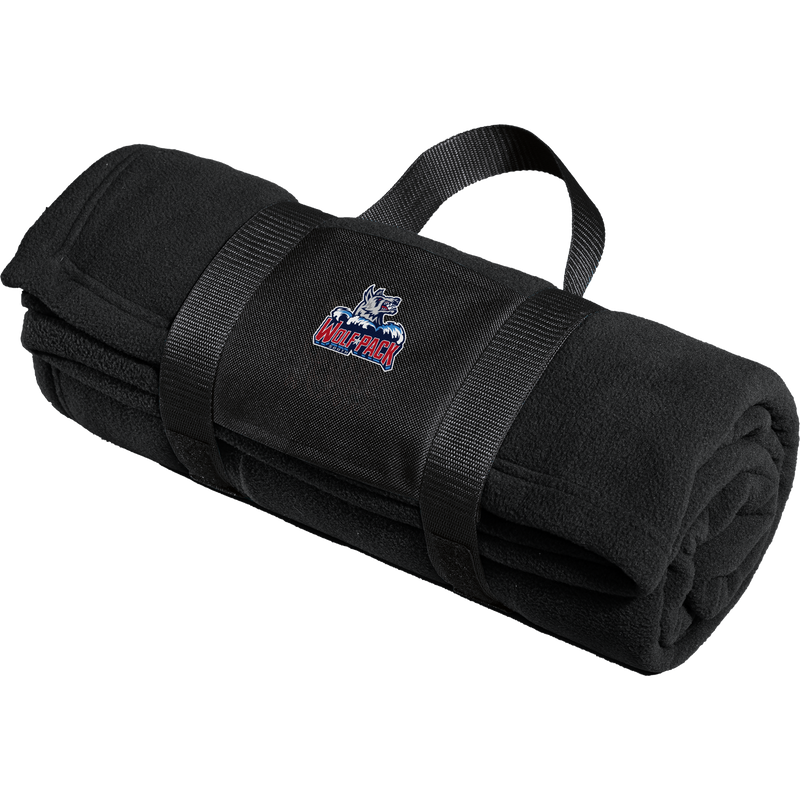 CT Wolfpack South Fleece Blanket with Carrying Strap