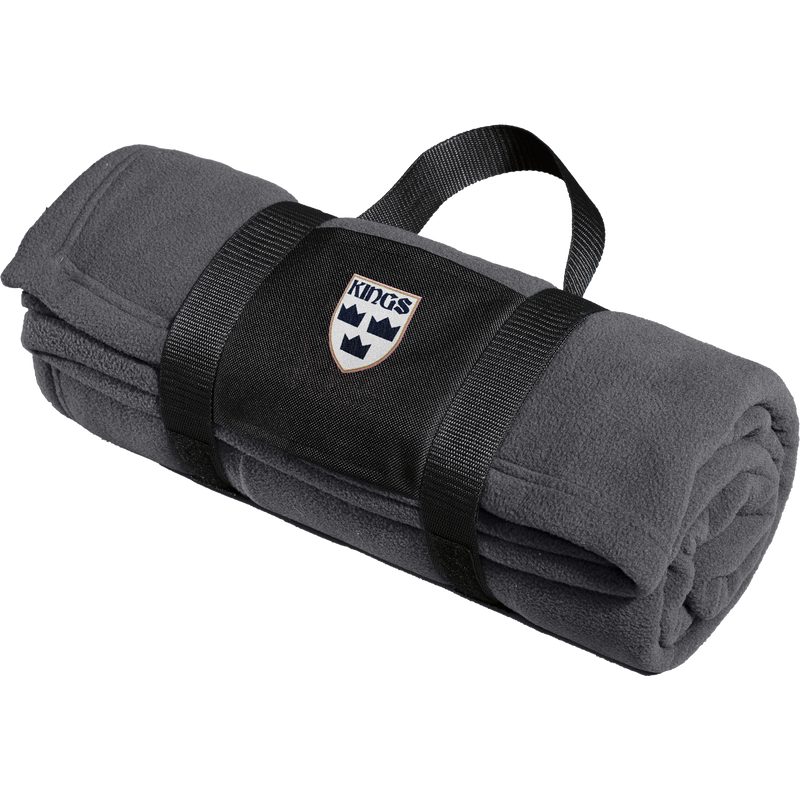 Lady Kings Fleece Blanket with Carrying Strap