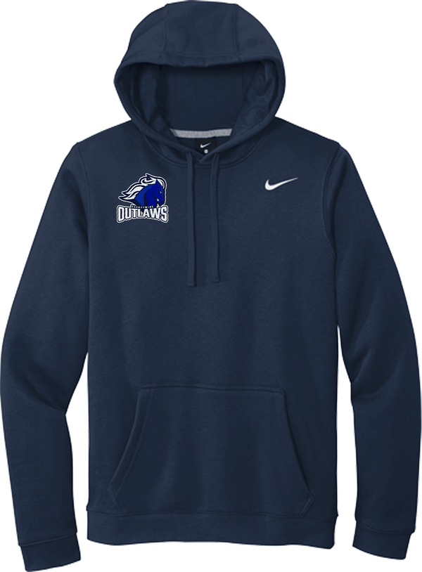 Brandywine Outlaws Nike Club Fleece Pullover Hoodie