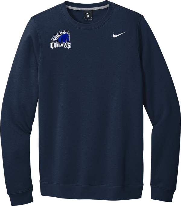 Brandywine Outlaws Nike Club Fleece Crew