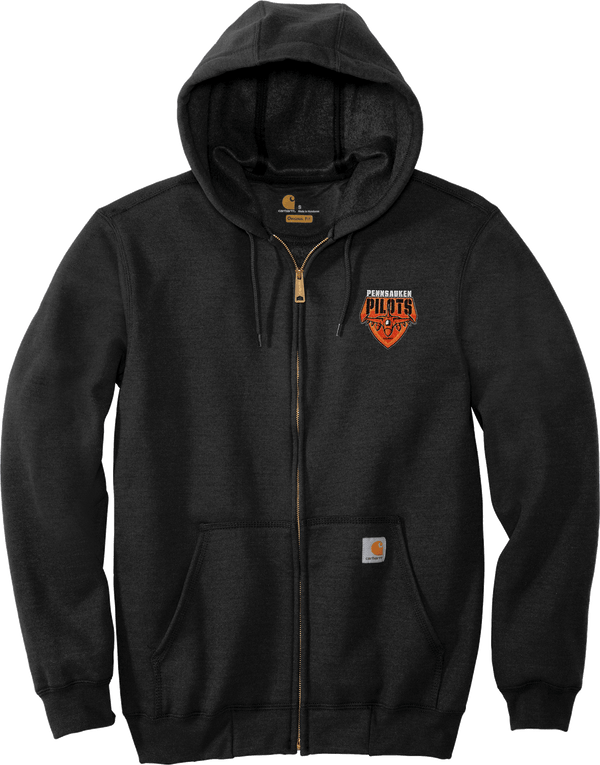 Pennsauken Pilots Carhartt Midweight Hooded Zip-Front Sweatshirt