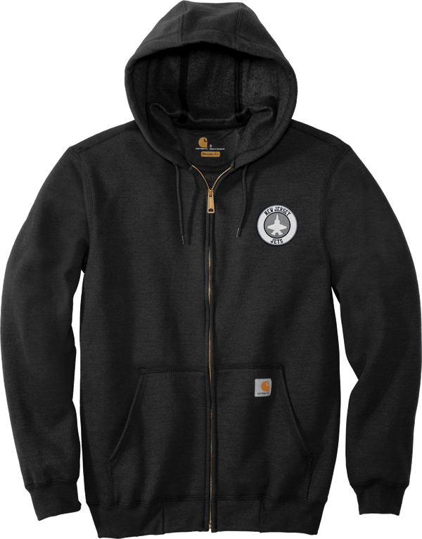 NJ Jets Carhartt Midweight Hooded Zip-Front Sweatshirt