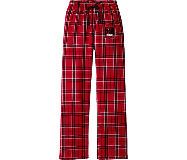 King Cobras Women's Flannel Plaid Pant