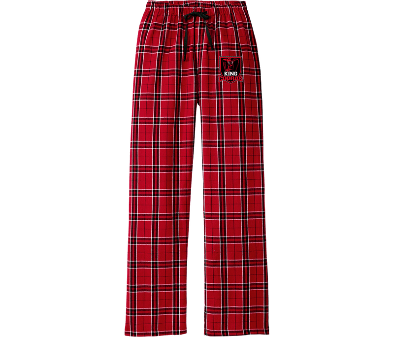 King Cobras Women's Flannel Plaid Pant