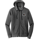 Philadelphia Flyers Elite New Era Tri-Blend Fleece Full-Zip Hoodie