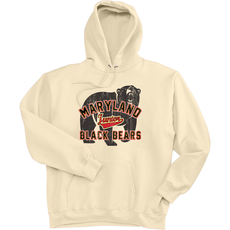 MD Jr. Black Bears Ultimate Cotton - Pullover Hooded Sweatshirt