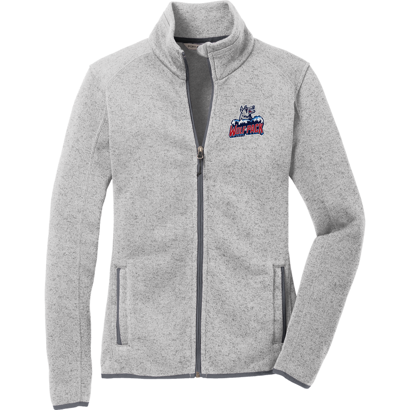 CT Wolfpack South Ladies Sweater Fleece Jacket