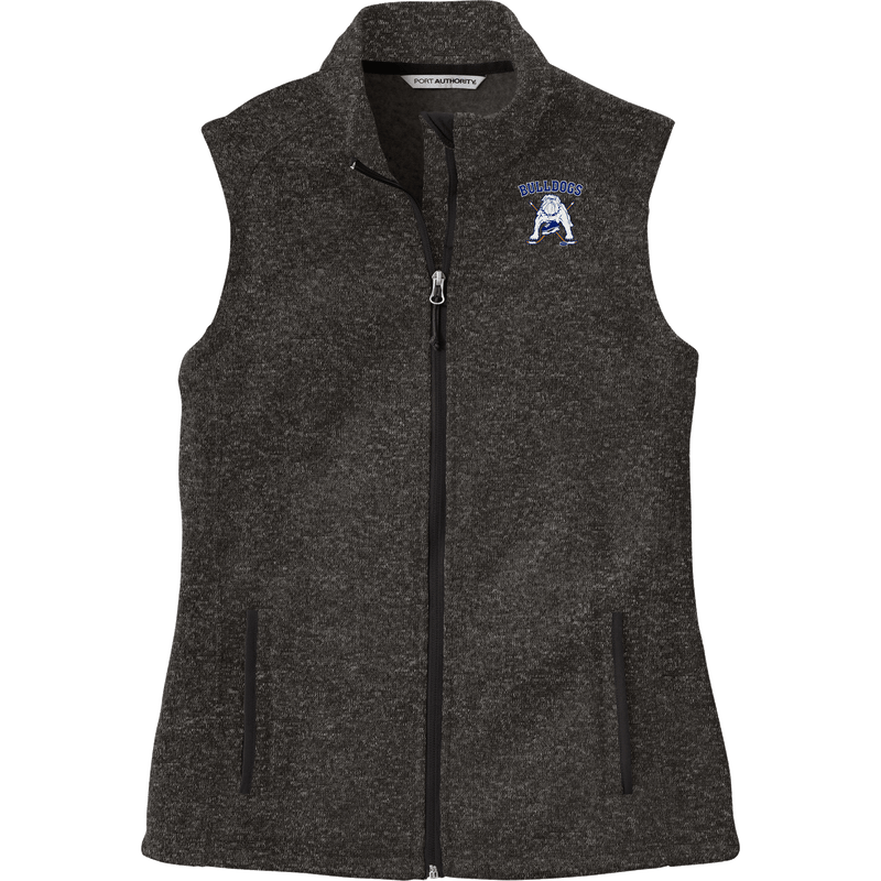 Chicago Bulldogs Ladies Sweater Fleece Vest