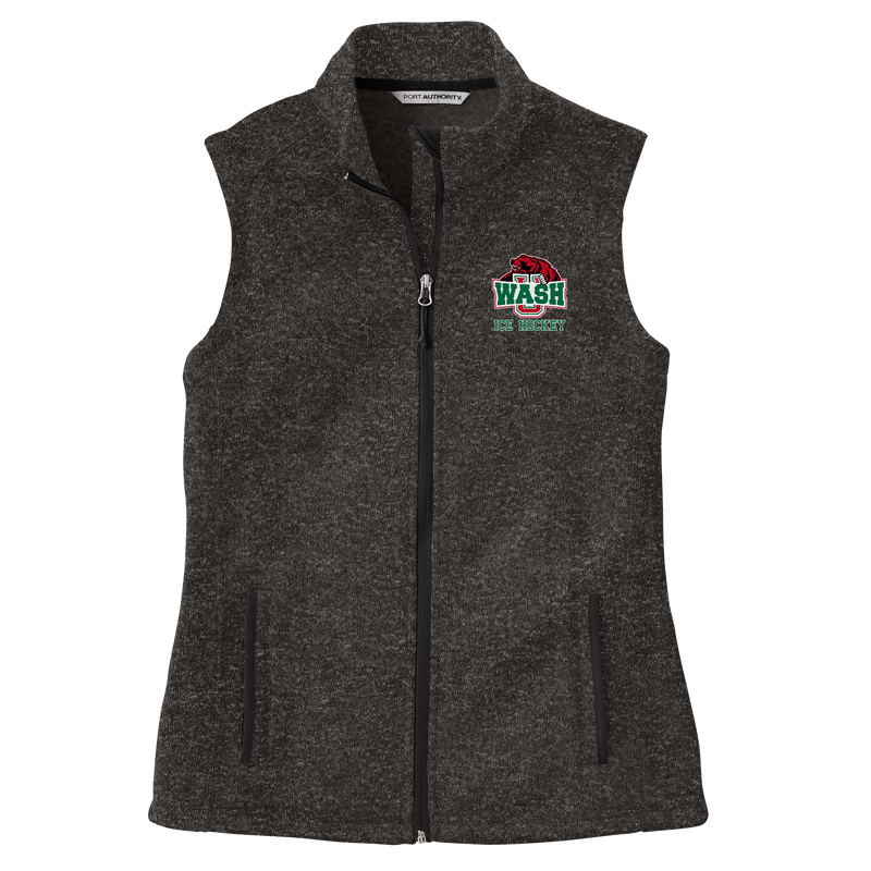 Wash U Ladies Sweater Fleece Vest