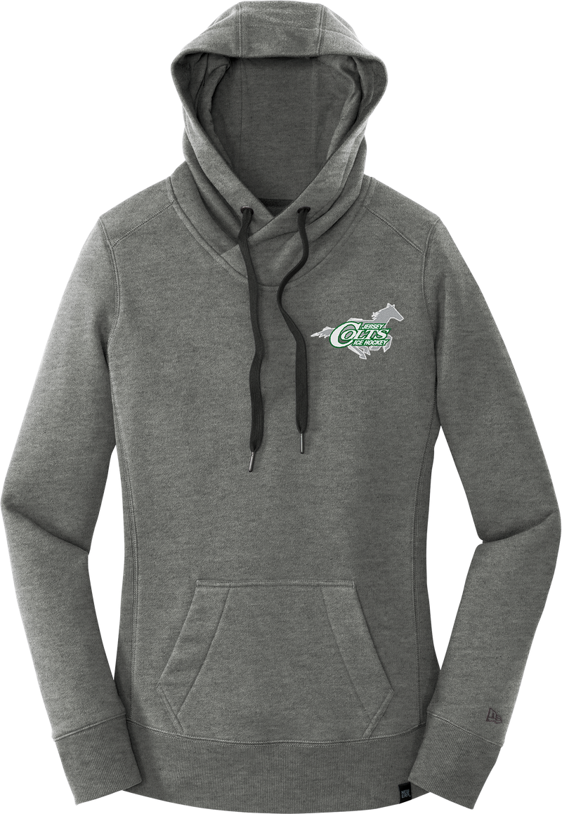 NJ Colts New Era Ladies French Terry Pullover Hoodie