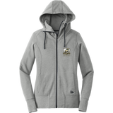 HVM Bulldogs New Era Ladies Tri-Blend Fleece Full-Zip Hoodie