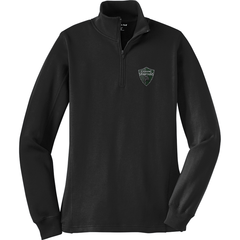 Lansing Spartans Ladies 1/4-Zip Sweatshirt