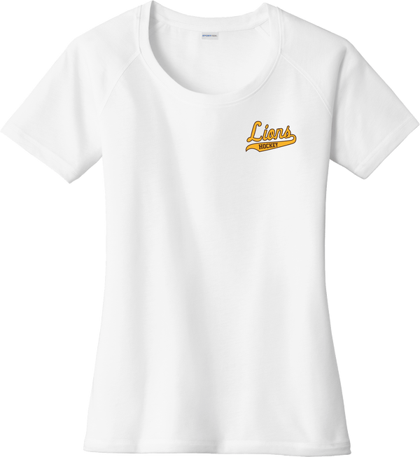 Greensburg Salem Ladies PosiCharge Tri-Blend Wicking Scoop Neck Raglan Tee