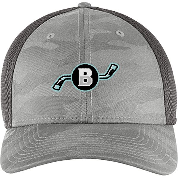 Brooklyn Aviators New Era Tonal Camo Stretch Tech Mesh Cap