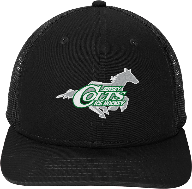 NJ Colts New Era Snapback Low Profile Trucker Cap