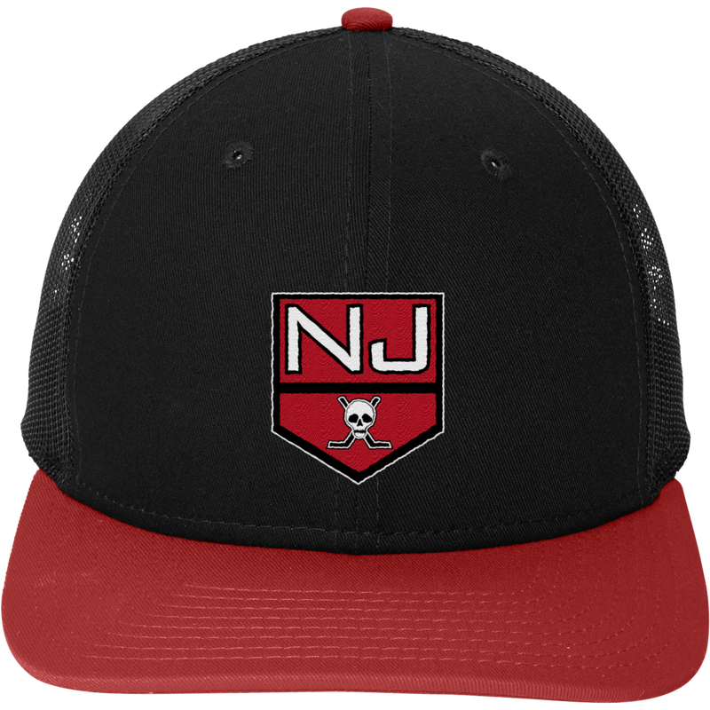 NJ Raiders New Era Snapback Low Profile Trucker Cap