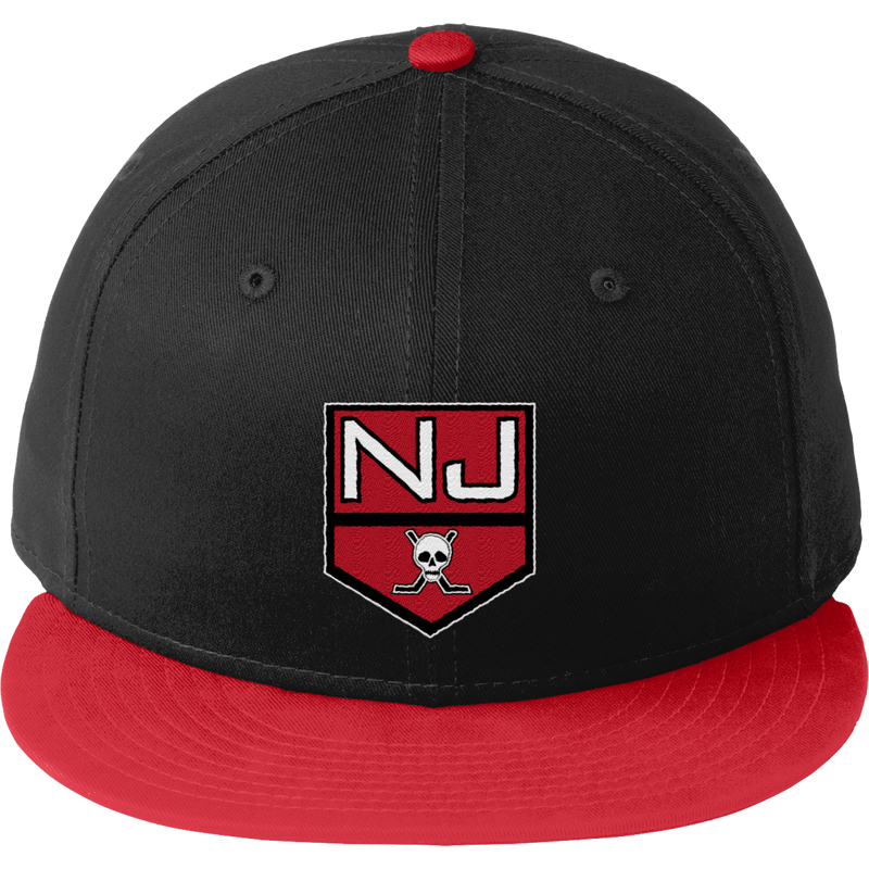 NJ Raiders New Era Flat Bill Snapback Cap