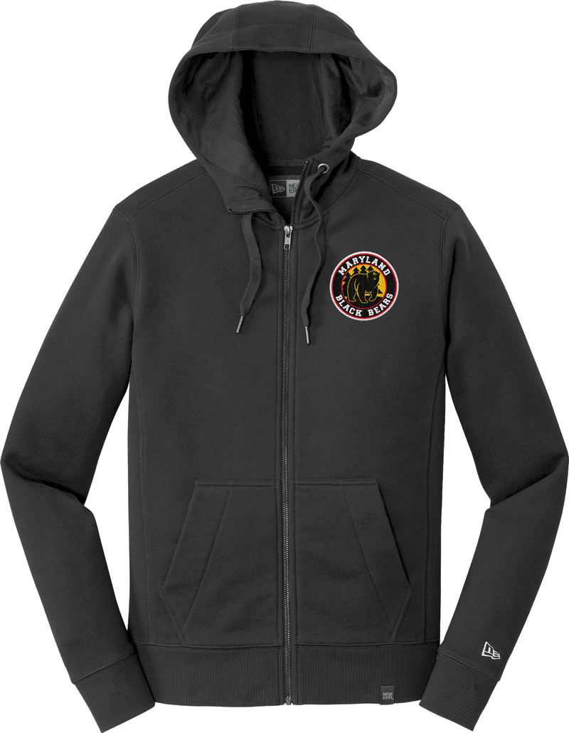 Maryland Black Bears New Era French Terry Full-Zip Hoodie