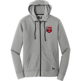 NJ Raiders New Era Tri-Blend Fleece Full-Zip Hoodie