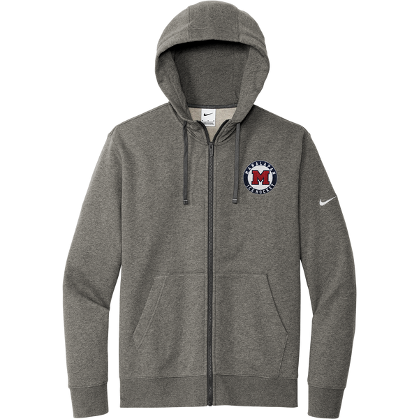 Manalapan Hockey Nike Club Fleece Sleeve Swoosh Full-Zip Hoodie