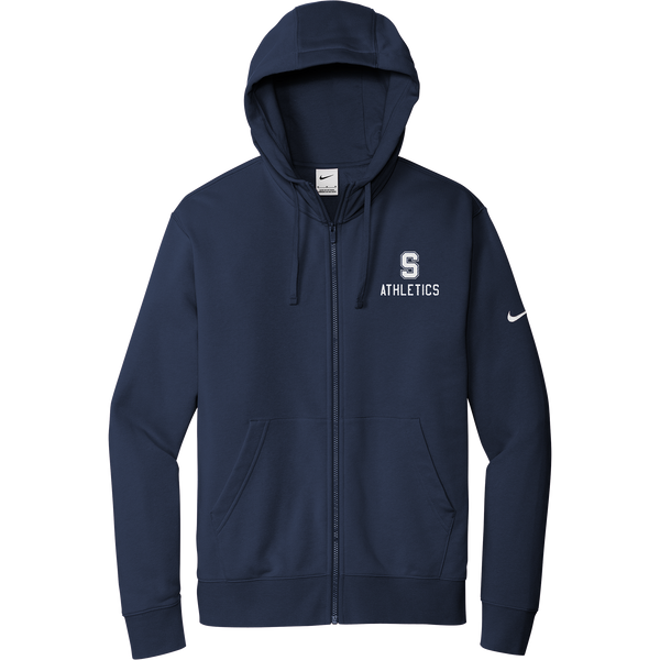 Midd South Athletics Nike Club Fleece Sleeve Swoosh Full-Zip Hoodie