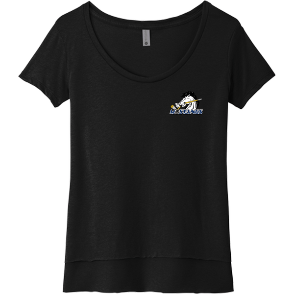 Mid-State Mustangs Womens Festival Scoop Neck Tee