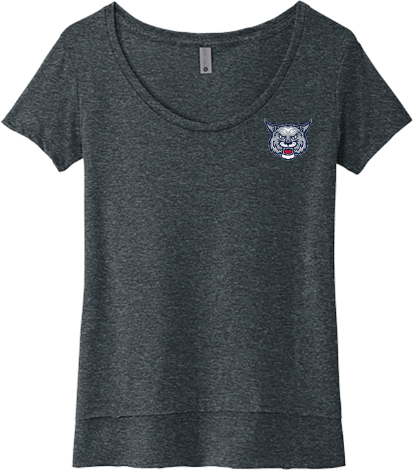 CT Bobcats Womens Festival Scoop Neck Tee