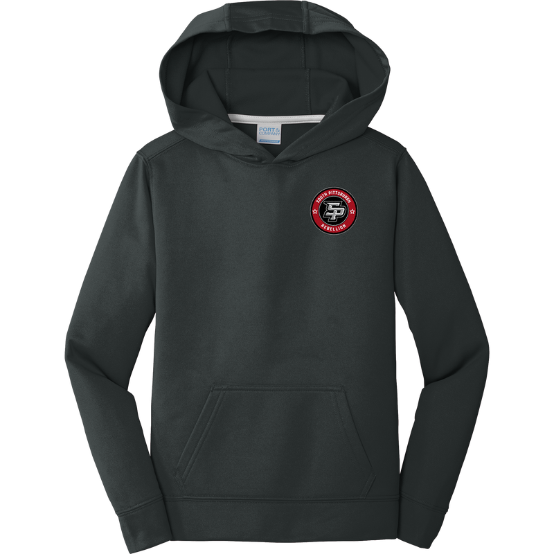 South Pittsburgh Rebellion Youth Performance Fleece Pullover Hooded Sweatshirt