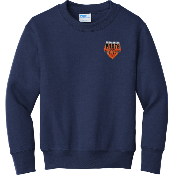 Pennsauken Pilots Youth Core Fleece Crewneck Sweatshirt