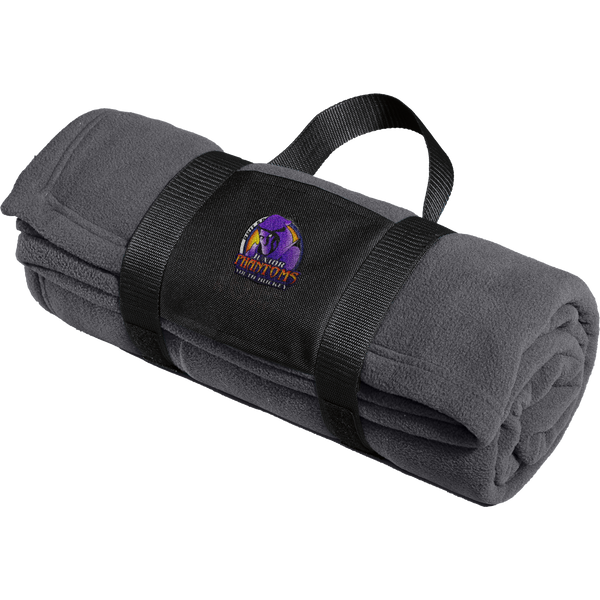 Jr. Phantoms Fleece Blanket with Carrying Strap