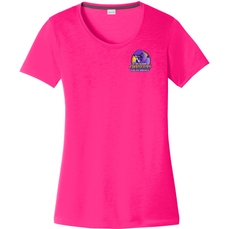 Jr. Phantoms Ladies PosiCharge Competitor Cotton Touch Scoop Neck Tee