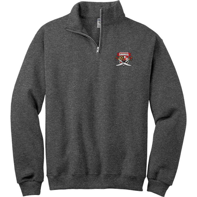 SOMD Sabres NuBlend 1/4-Zip Cadet Collar Sweatshirt